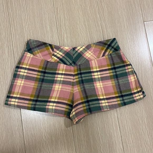 Free People Plaid Skort - Picture 2 of 3
